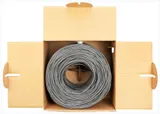 Кабель сетевой Buro BU-COP-042 UTP 4 пары cat5E solid 0.42мм Cu 305м серый