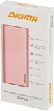 Мобильный аккумулятор Digma DGPF20F 20000mAh QC3.0/PD3.0 3A розовый (DGPF20F22APN)