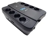 Powercom Back-UPS SPIDER, Line-Interactive, LCD, AVR, 550VA/330W, 8xSchuko outlets (4 surge & 4 batt), USB, black (1456259)