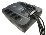 Powercom Back-UPS SPIDER, Line-Interactive, LCD, AVR, 550VA/330W, 8xSchuko outlets (4 surge & 4 batt), USB, black (1456259)