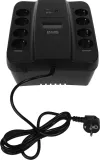 Powercom Back-UPS SPIDER, Line-Interactive, LCD, AVR, 550VA/330W, 8xSchuko outlets (4 surge & 4 batt), USB, black (1456259)