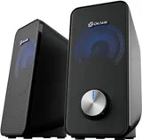 Колонки Оклик OK-122 2.0 черный 6Вт