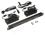 Панель POE 19", 16 портов, с двумя блоками питания 48V, 120W