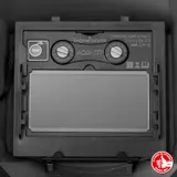 Маска сварщика Зубр АР 9-13 филь.:стекло кл.:1/1/1/2 см.экр.93x43мм серый (11073)