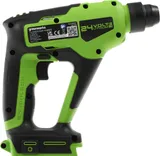 Перфоратор Greenworks GD24SDS1 патрон:SDS-plus уд.:1.2Дж аккум. (кейс в комплекте)