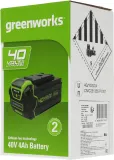 Батарея аккумуляторная Greenworks G40USB4 40В 4Ач Li-Ion (2939507)