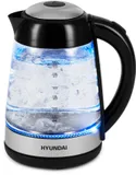 Чайник электрический Hyundai HYK-G3803 1.7л. 2200Вт черный/серебристый корпус: стекло
