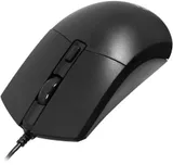 Мышь Оклик 207M черный оптическая (2400dpi) USB (4but)