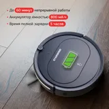 Пылесос-робот Starwind SRV3700 18Вт черный