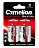 Батарея Camelion Plus Alkaline LR20-BP2 D 20000mAh (2шт) блистер