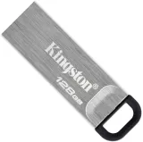 Флеш Диск Kingston 128Gb DataTraveler Kyson DTKN/128GB USB3.1 серебристый/черный