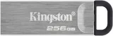Флеш Диск Kingston 256Gb DataTraveler Kyson DTKN/256GB USB3.1 серебристый/черный