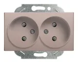 Розетка силов. Panasonic Karre&Arkedia WKTT02142BR-RU 2розет. скрыт. зазем. штор. IP20 бронза (упак.:1шт)
