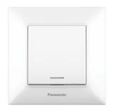 Выключатель Panasonic Arkedia Slim скрыт. 1кл. с подсветкой IP20 белый (упак.:1шт) (WNTC00022WH-RU)