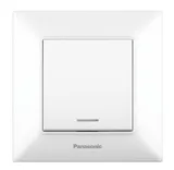 Выключатель Panasonic Arkedia Slim WNTC00442WH-RU скрыт. 1кл. 2хпол. с подсветкой IP20 белый (упак.:1шт)