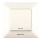 Переключатель Panasonic Arkedia Slim скрыт. 1кл. проходной с подсветкой IP20 бежевый (упак.:1шт) (WNTC00042BG-RU)