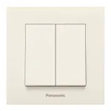 Выключатель Panasonic Karre Plus скрыт. 2кл. IP20 бежевый (упак.:1шт) (WKTC00132BG-RU)