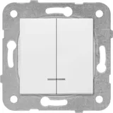Выключатель Panasonic Karre&Arkedia скрыт. 2кл. с подсветкой IP20 белый (упак.:1шт) (WKTT00102WH-RU)