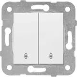 Переключатель Panasonic Karre&Arkedia скрыт. 2кл. IP20 белый (упак.:1шт) (WKTT00112WH-RU)