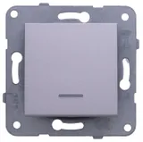 Выключатель Panasonic Karre&Arkedia скрыт. 1кл. с подсветкой IP20 серебро (упак.:1шт) (WKTT00442SL-RU)