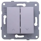Переключатель Panasonic Karre&Arkedia скрыт. 2кл. кнопоч.нажим. IP20 серебро (упак.:1шт) (WKTT00112SL-RU)