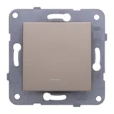 Выключатель Panasonic Karre&Arkedia скрыт. 1кл. с подсветкой IP20 бронза (упак.:1шт) (WKTT00022BR-RU)
