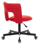 Кресло Бюрократ KF-1M красный 26-22 крестов. металл черный