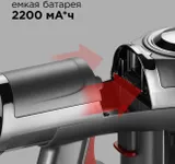 Пылесос ручной Redmond RV-UR363 130Вт серебристый