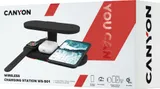 Беспроводное зар./устр. Canyon WS-501 15W 2A (PD+QC) USB для Apple черный (CNS-WCS501B)