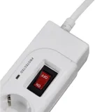 Сетевой удлинитель Hama H-121939 1.5м (4 розетки) белый (коробка)