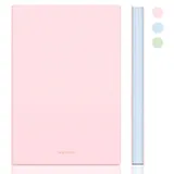 Блокнот Deli 22283LT-PINK 210х143мм искусст. кожа 96л светло-розовый