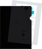 Папка-уголок Бюрократ DeLuxe DLCBLCK A4 пластик 0.18мм черный