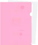 Папка-уголок Бюрократ Pastel -EPAST/PINK A4 пластик 0.18мм розовый