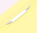 Папка-скоросшиватель Бюрократ Pastel -PSLPAST/YEL A4 прозрач.верх.лист пластик желтый 0.14/0.18