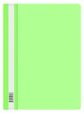Папка-скоросшиватель Бюрократ Double Neon -PSLDNE/LETT A4 прозрач.верх.лист пластик салатовый 0.14/0.18