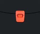 Портфель Бюрократ Black Opal BLPP01OR 1 отдел. A4 пластик 0.7мм черный/оранжевый