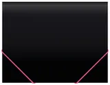 Портфель Бюрократ Black Opal BLPP13 13 отдел. A4 пластик 0.7мм черный/ассорти
