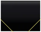 Портфель Бюрократ Black Opal BLPP13 13 отдел. A4 пластик 0.7мм черный/ассорти