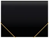 Портфель Бюрократ Black Opal BLPP13 13 отдел. A4 пластик 0.7мм черный/ассорти