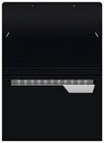 Портфель Бюрократ Black Opal BLPP13 13 отдел. A4 пластик 0.7мм черный/ассорти