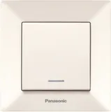 Выключатель Panasonic Arkedia WMTC00442BG-RU скрыт. 1кл. 2хпол. с подсветкой IP20 бежевый (упак.:1шт)
