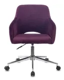 Кресло Бюрократ CH-380SL сливовый Italia 23 крестов. металл хром