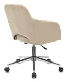 Кресло Бюрократ CH-380SL латте Italia 5 крестов. металл хром