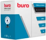 Кабель сетевой Buro BU-CCA-050FTP FTP 4 пары cat5E solid 0.50мм CCA 305м серый