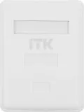 Розетка ITK CS2-1C5EU-12 настен.RJ45 1 кат.5E UTP бел.