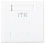 Розетка ITK CS2-1C5EU-22 настен.RJ45 2 кат.5E UTP бел. (упак.:1шт)