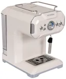 Кофеварка рожковая Hyundai HEM-5300 850Вт бежевый/серебристый