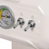 Кофеварка рожковая Hyundai HEM-5300 850Вт бежевый/серебристый