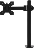 Кронштейн для мониторов ЖК Buro BU-M051-M черный 17"-32" макс.8кг крепление к столешнице поворот и наклон