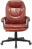 Кресло руководителя Бюрократ CH-868N коричневый Boroko-37 эко.кожа крестов. пластик